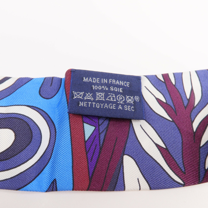 HERMES 絲質Twilly絲巾-6