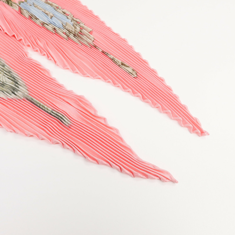 HERMES 絲質Pleated Scarf絲巾-2