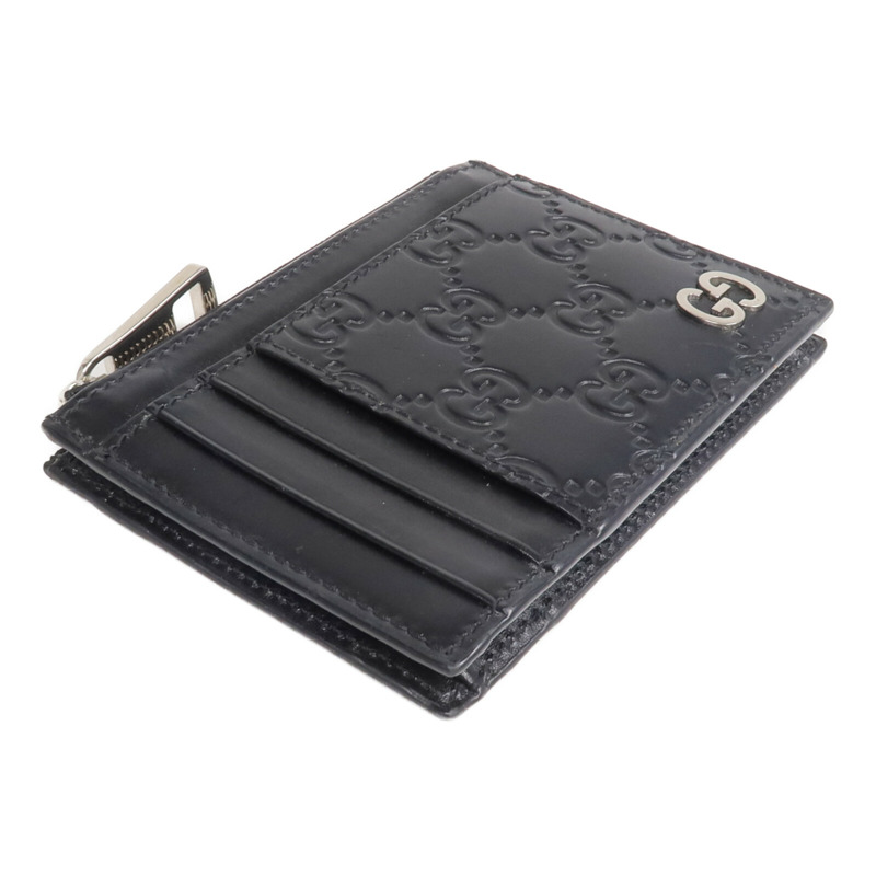 GUCCI 牛皮皮革Card Case銀扣卡片套-3