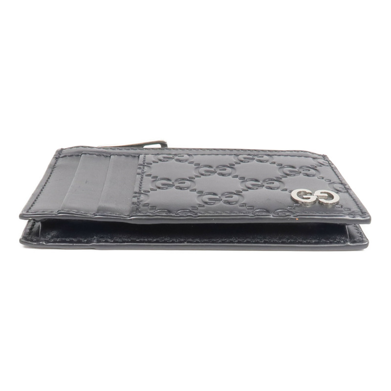 GUCCI 牛皮皮革Card Case銀扣卡片套-5