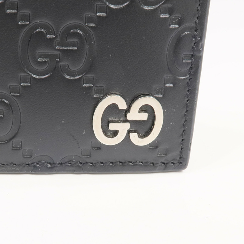 GUCCI 牛皮皮革Card Case銀扣卡片套-11