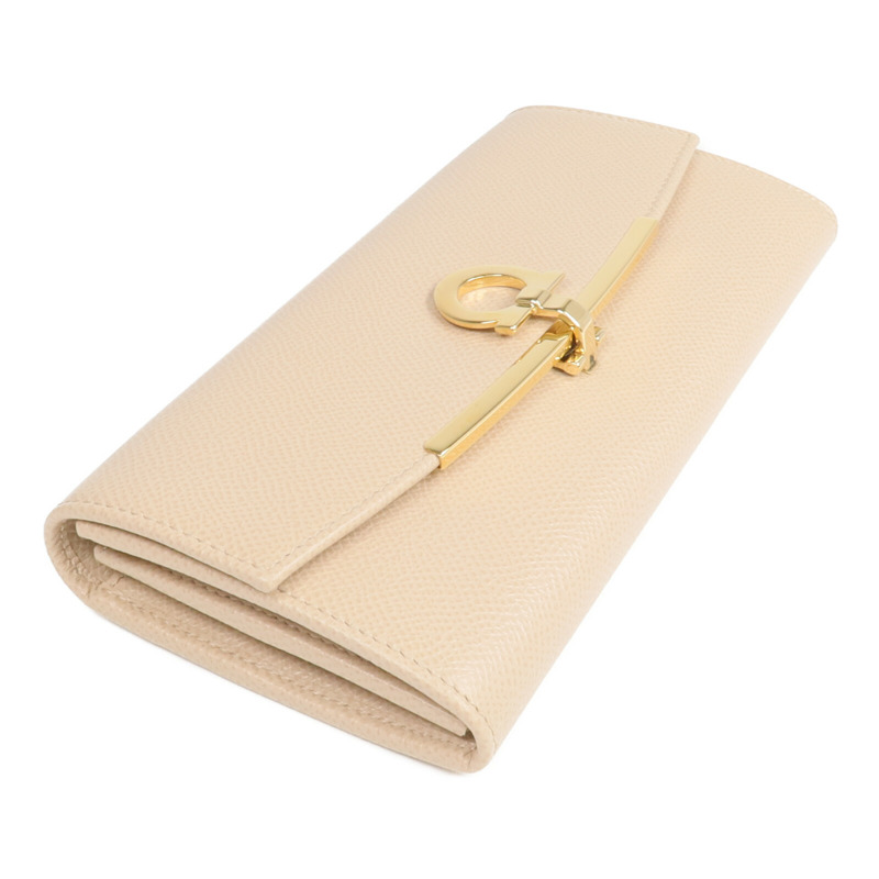 Salvatore Ferragamo 牛皮皮革Long Wallet金扣長錢包-3