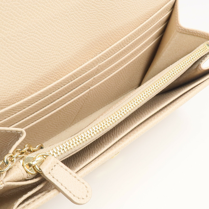 Salvatore Ferragamo 牛皮皮革Long Wallet金扣長錢包-11