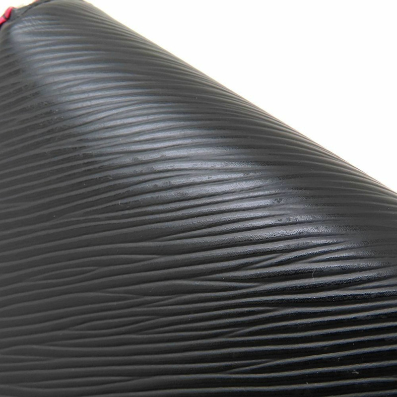 路易威登 Epi 皮革 Pochette Felicie M64579 手拿包，黑色和亮粉色，女士，353135-15