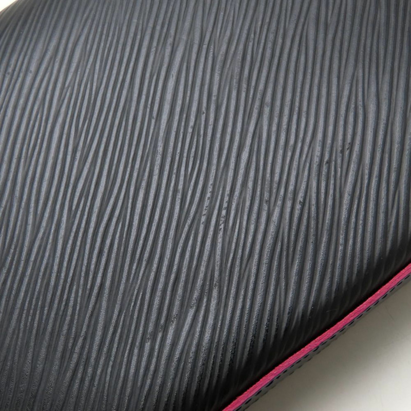 路易威登 Epi 皮革 Pochette Felicie M64579 手拿包，黑色和亮粉色，女士，353135-20