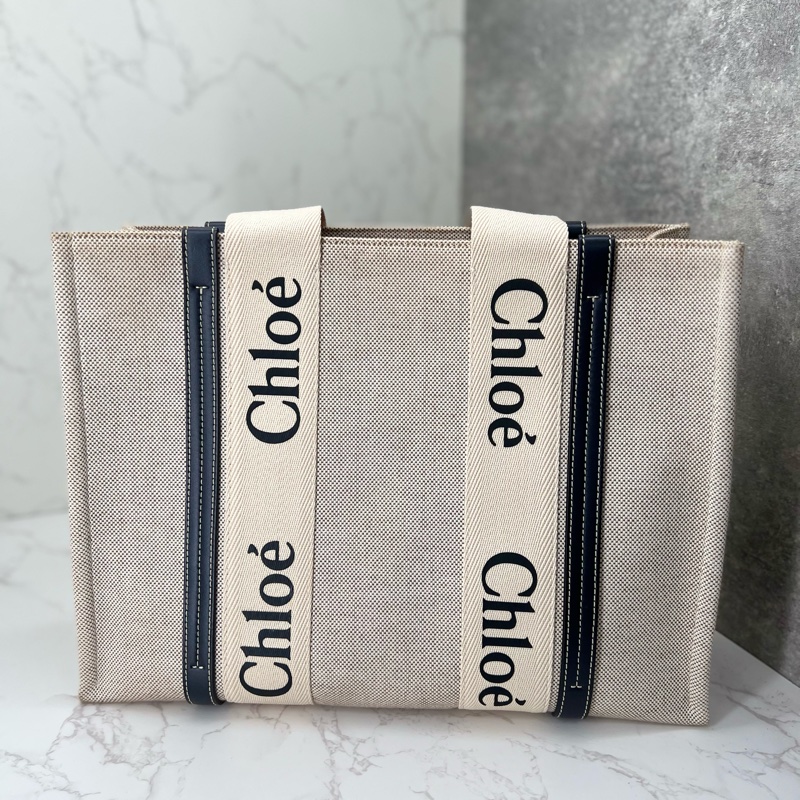 香緹國際精品 864 Chloe 大號 #黑藍色-0