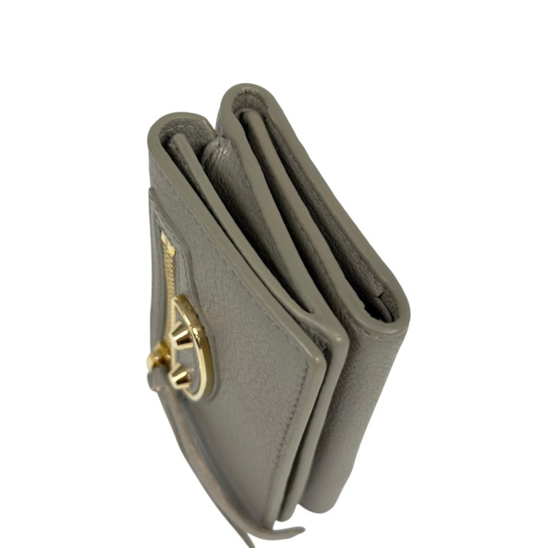 BALENCIAGA Metallic Edge City 多摺 迷你銀包-10