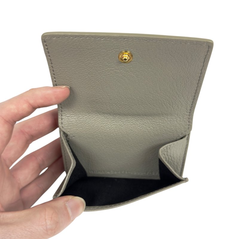 BALENCIAGA Metallic Edge City 多摺 迷你銀包-12