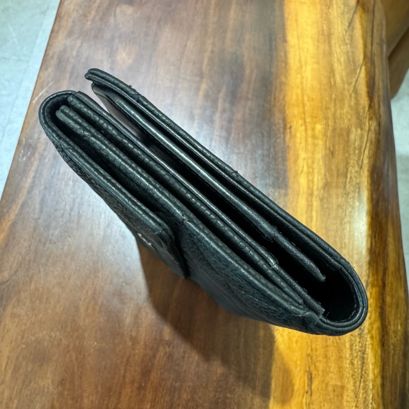 【狀況良好】香奈兒 CHANEL經典荔枝皮菱格長夾零錢袋多卡夾 簡約大方-8