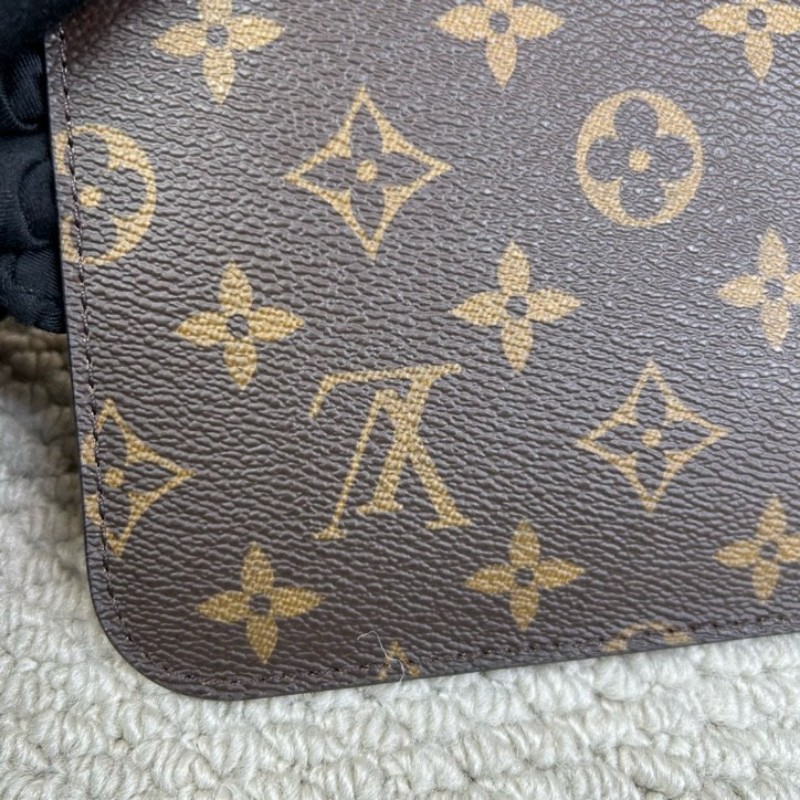 LV路易威登neverfull子袋 經典老花 可當手拿包 攜帶方便-3