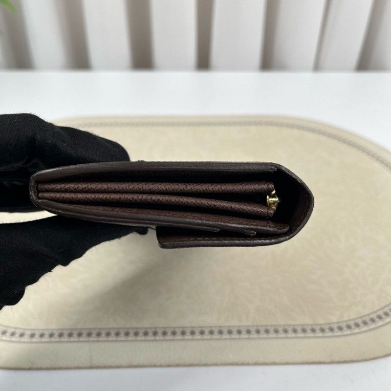 LV路易威登 經典棋盤格金豆長款信封錢包 內裡整潔 卡位多 容量大 有拉鍊隔層-13