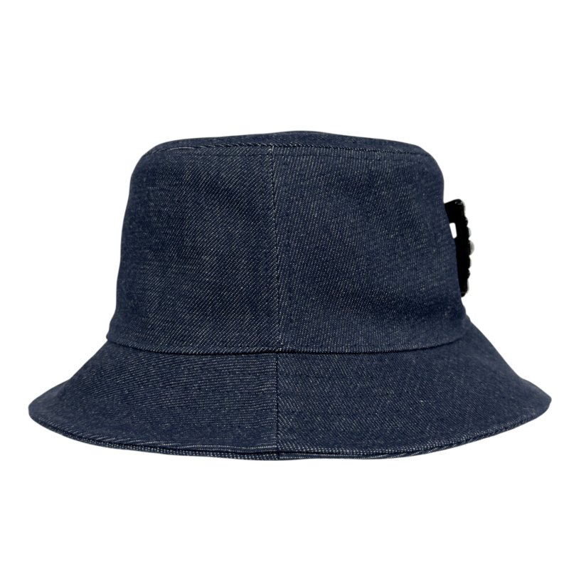 ROGER VIVIER 水鑽 方扣 牛仔 漁夫帽-4