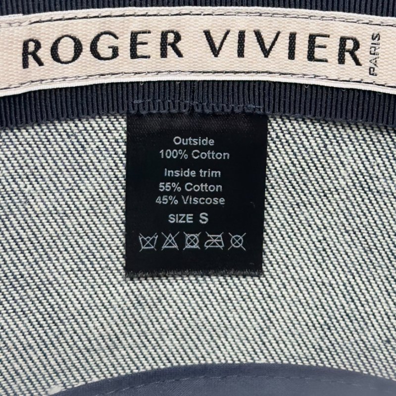 ROGER VIVIER 水鑽 方扣 牛仔 漁夫帽-11