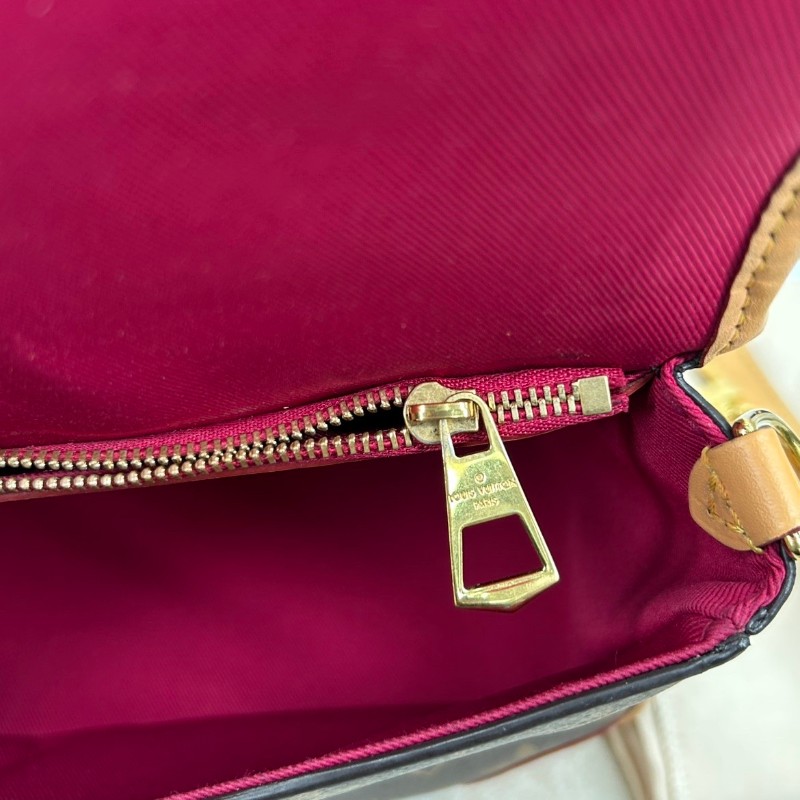 lrz-nj-專櫃價5.9折！LOUIS VUITTON  芯片款 23年全套 Diane PM 經典老花 帆布塗層 腋下包法棍包手提斜挎單肩包-18