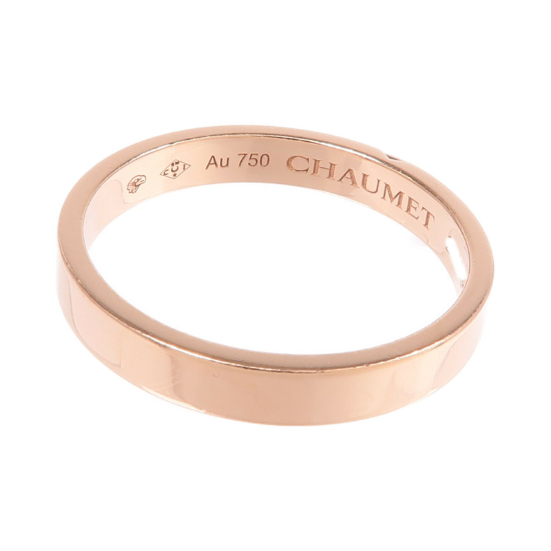 Chaumet 18K玫瑰金Liens Evidence Ring鑽石戒指Chaumet#53/US#6.5-4