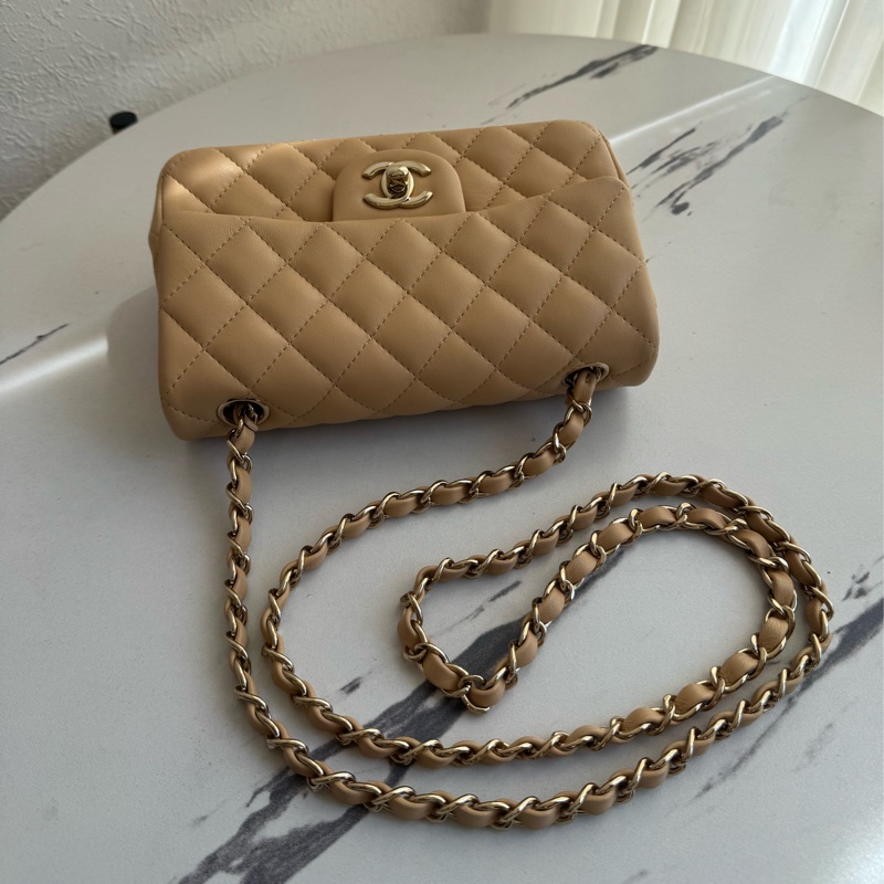 chanel奶色色淡金雙C coco20 超夯❤️‍🔥❤️‍🔥-20