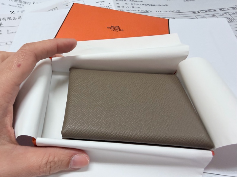 Calvi Duo 短卡夾 大象灰-11