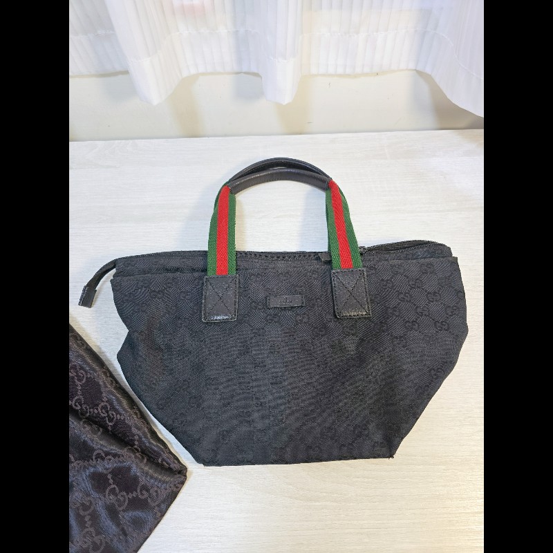 Gucci GG Logo 托特包 經典老花 手提包 水餃包 專櫃購入 附防塵袋-0