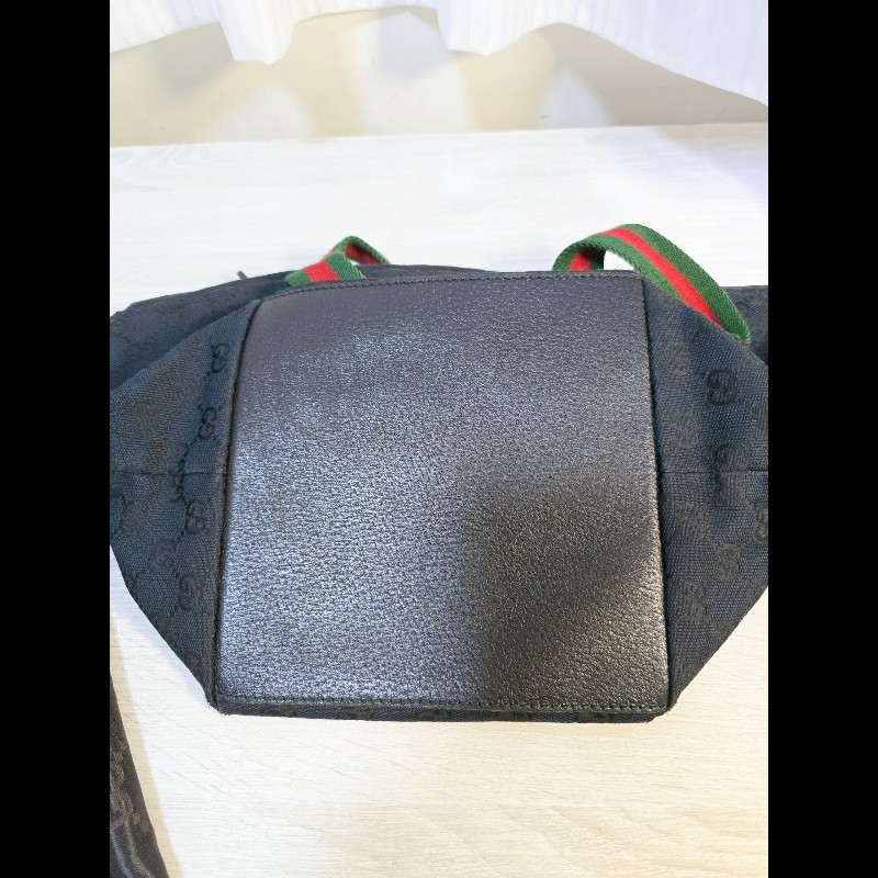 Gucci GG Logo 托特包 經典老花 手提包 水餃包 專櫃購入 附防塵袋-2