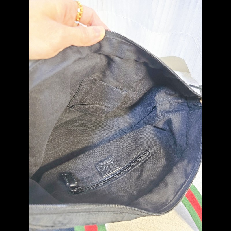 Gucci GG Logo 托特包 經典老花 手提包 水餃包 專櫃購入 附防塵袋-5