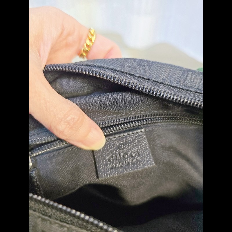 Gucci GG Logo 托特包 經典老花 手提包 水餃包 專櫃購入 附防塵袋-6