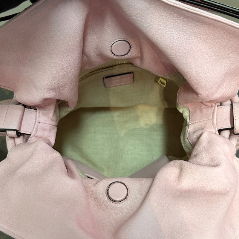 LOEWE Flamenco櫻花粉 福袋肩背包25*27 98新配件塵袋-2