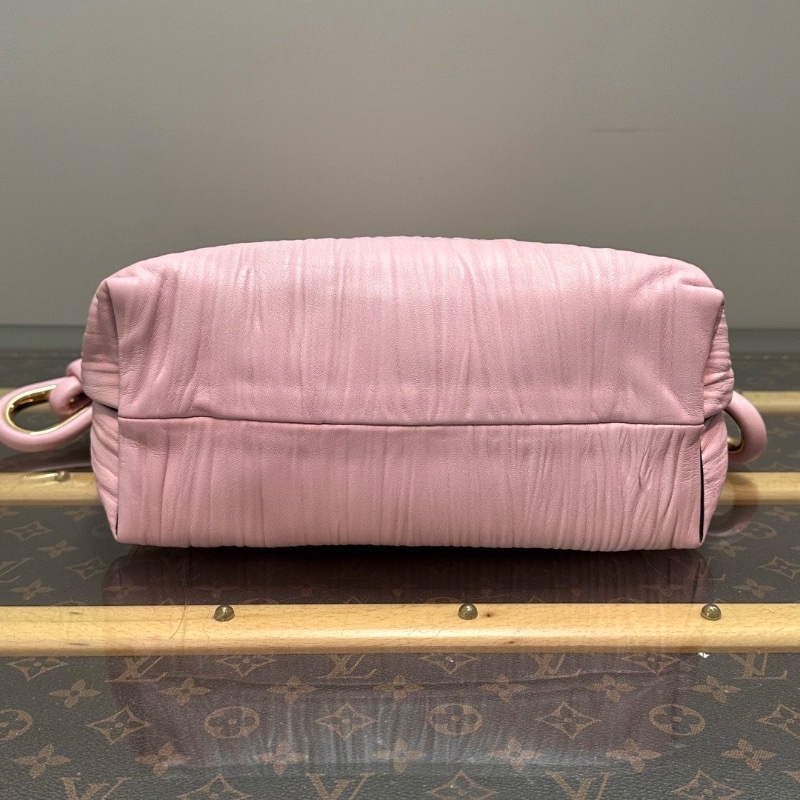 LOEWE Flamenco櫻花粉 福袋肩背包25*27 98新配件塵袋-4