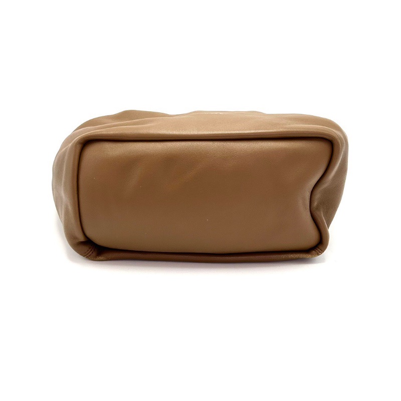 LOEWE橡木棕金扣squeeze 系列小號肩背包 24*29*10.5 98新配件塵袋購證-4