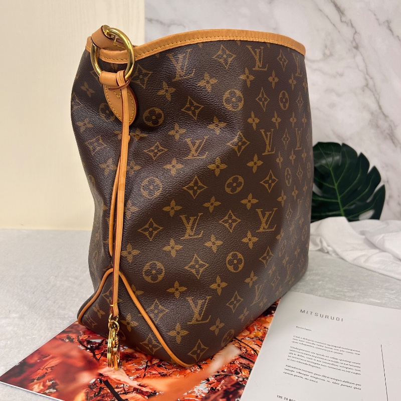 LV Delighful PM 小號老花肩背包-6