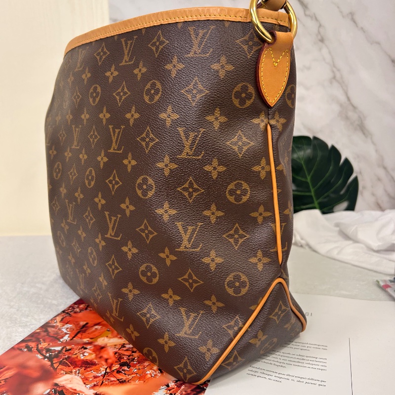 LV Delighful PM 小號老花肩背包-10