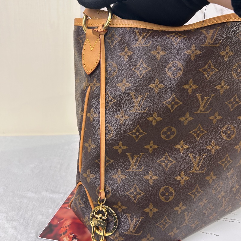 LV Delighful PM 小號老花肩背包-17
