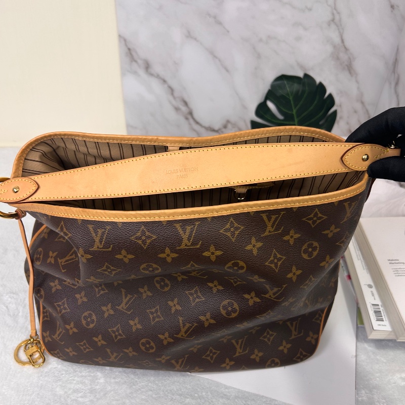 LV Delighful PM 小號老花肩背包-19