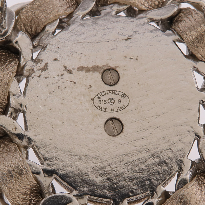 CHANEL 金屬/皮革Brooch胸針-6