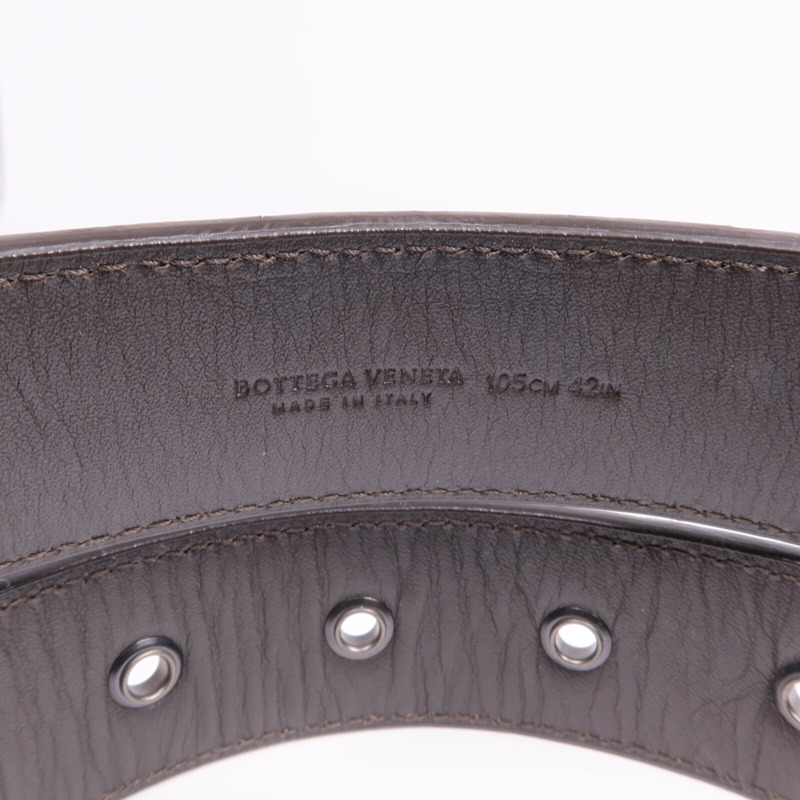 BOTTEGA VENETA 織紋皮革Belt皮帶-5