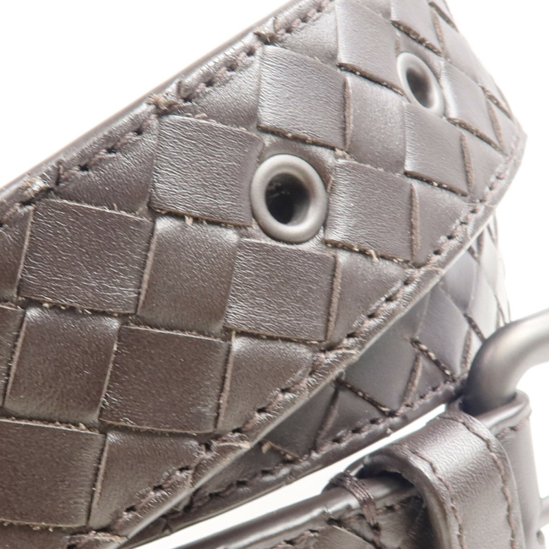 BOTTEGA VENETA 織紋皮革Belt皮帶-7