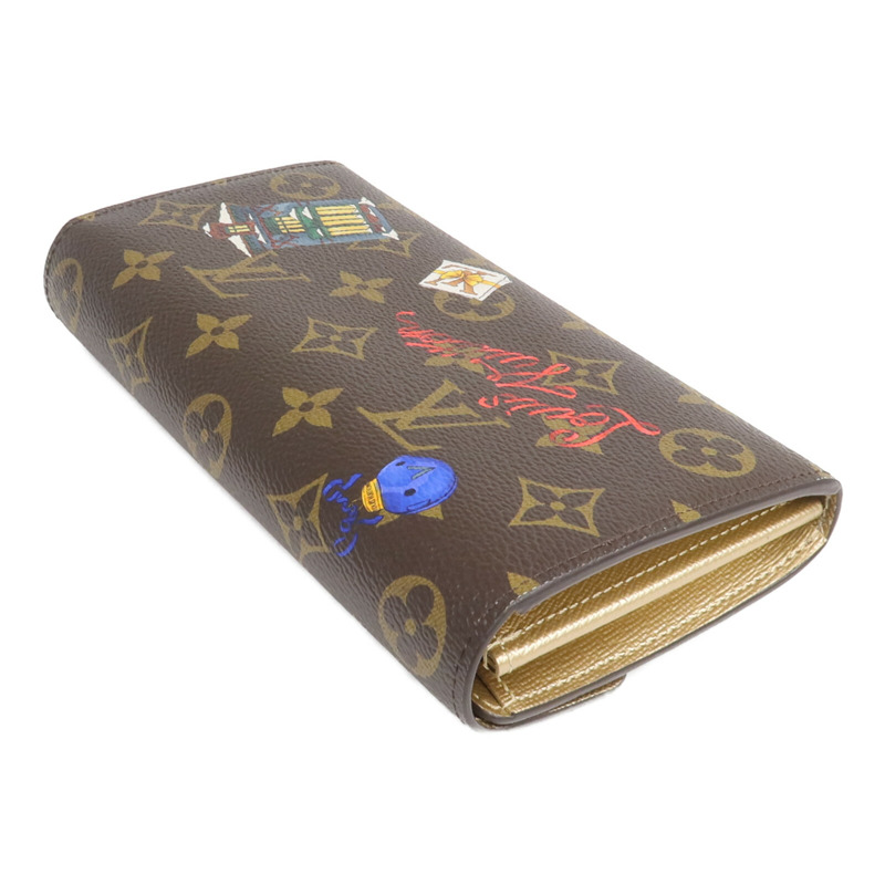 LOUIS VUITTON Monogram Sarah Wallet金扣長錢包-4