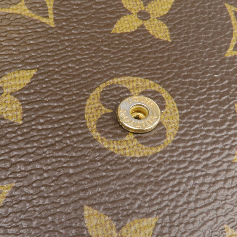 LOUIS VUITTON Monogram Sarah Wallet金扣長錢包-14