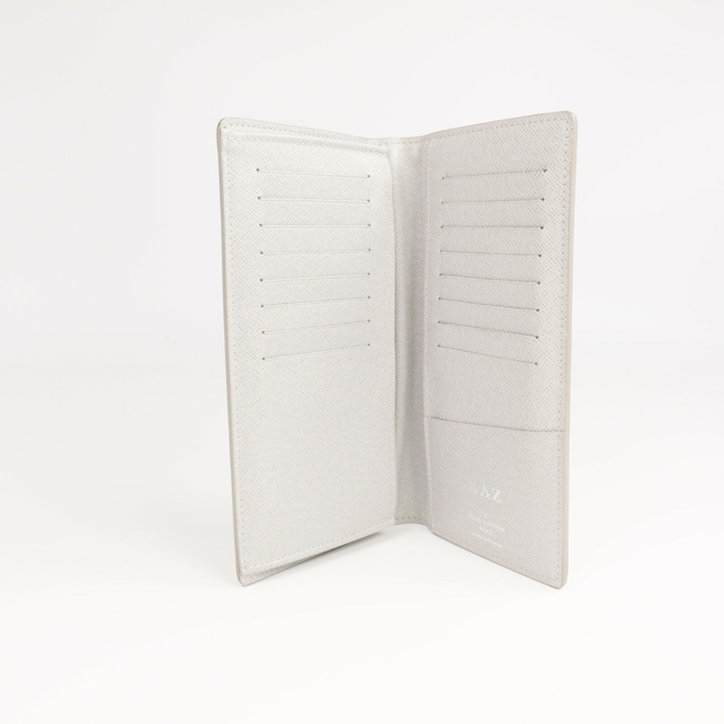 LOUIS VUITTON Monogram Logo Story Portefeuille Brazza Wallet銀扣長錢包-6