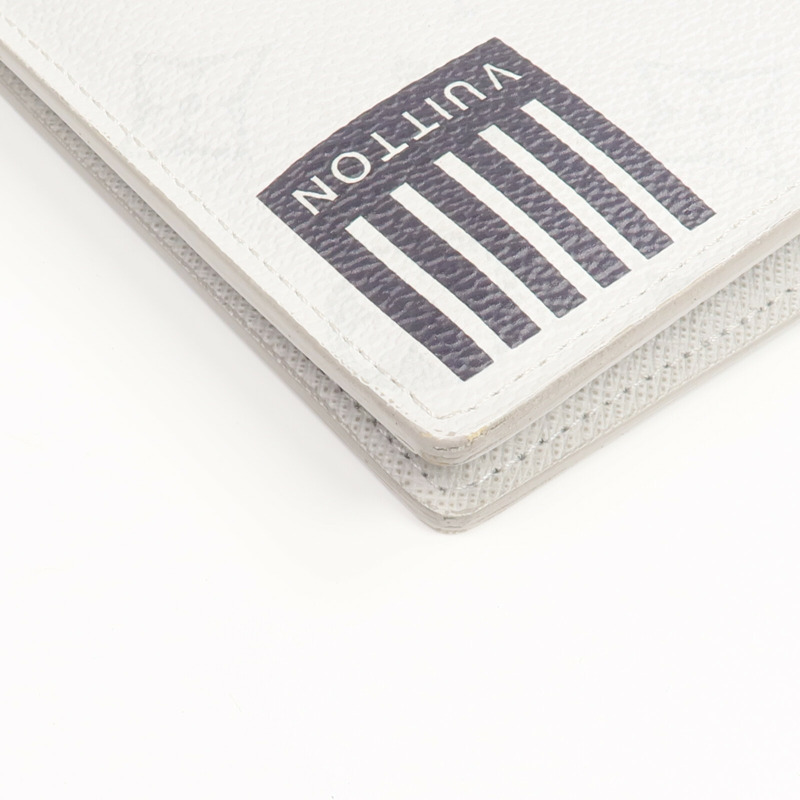 LOUIS VUITTON Monogram Logo Story Portefeuille Brazza Wallet銀扣長錢包-9