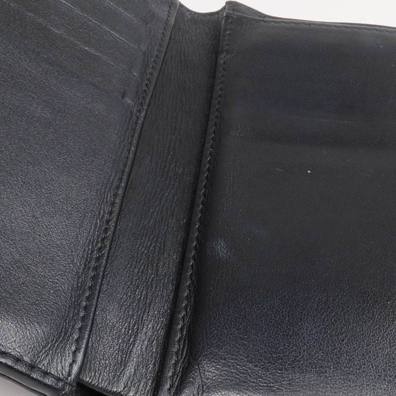 CHANEL 牛皮皮革Wallet金扣錢包-12