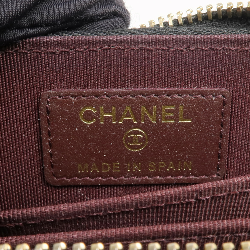 CHANEL 牛皮皮革Card/Coin Case金扣零錢包/卡片套-13