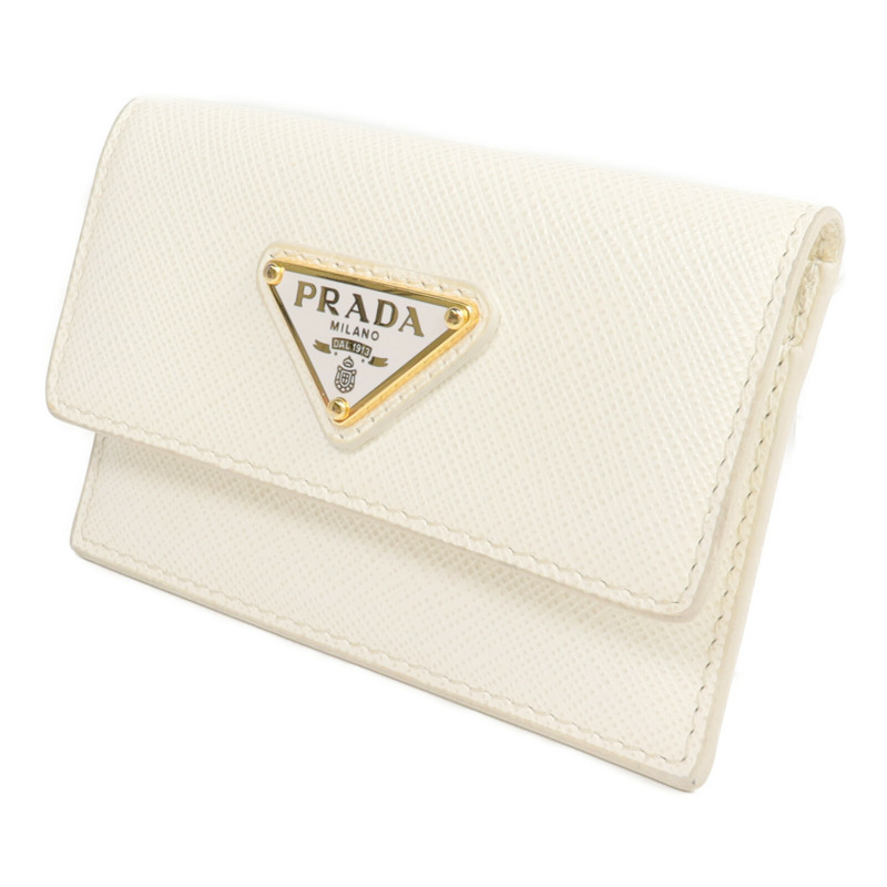 PRADA Saffiano皮革Card Case金扣卡片套-2