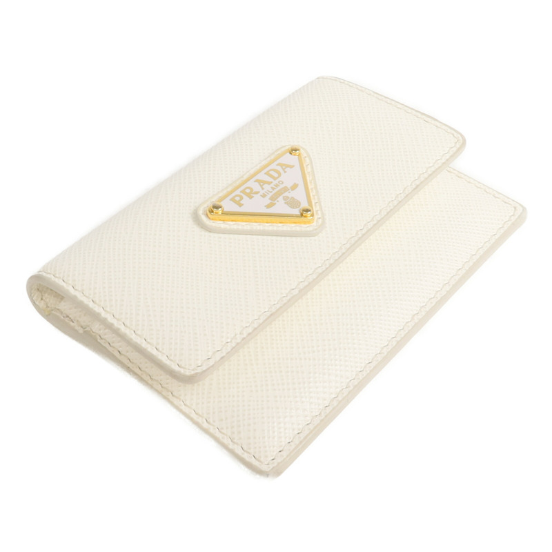 PRADA Saffiano皮革Card Case金扣卡片套-3