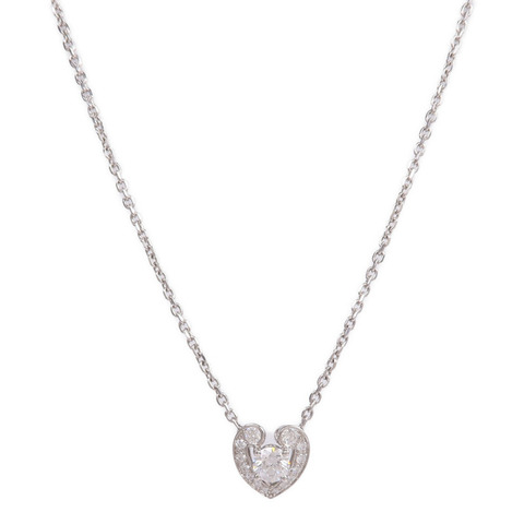 CARTIER PT950鉑金/18K白金Diamond Necklace鑽石項鍊