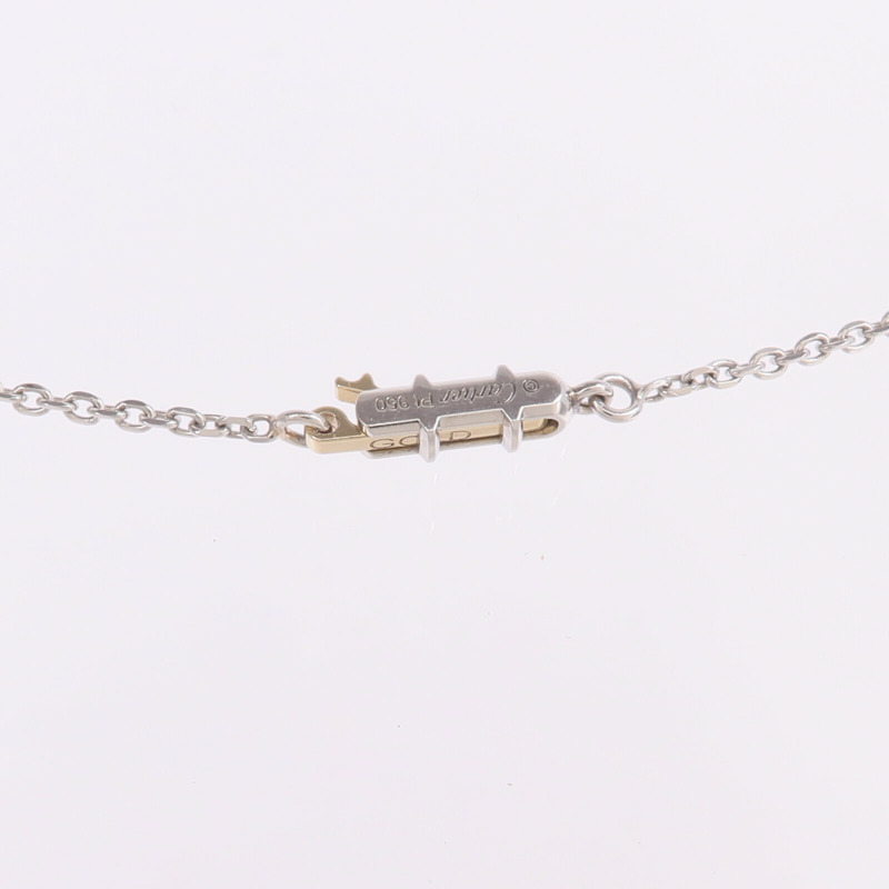 CARTIER PT950鉑金/18K白金Diamond Necklace鑽石項鍊-4