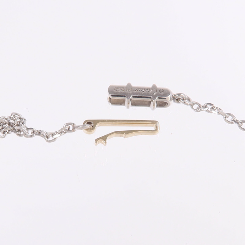 CARTIER PT950鉑金/18K白金Diamond Necklace鑽石項鍊-5