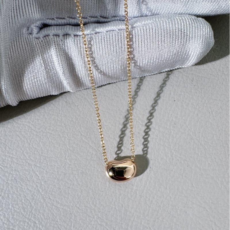 Tiffany 蒂芙尼小金豆項鍊，經典款，可愛又精緻-4