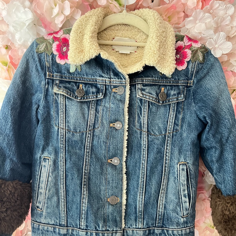 Gucci牛仔衣5碼兒童的-0