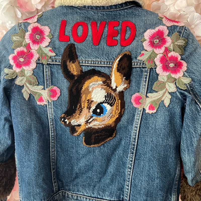 Gucci牛仔衣5碼兒童的-3