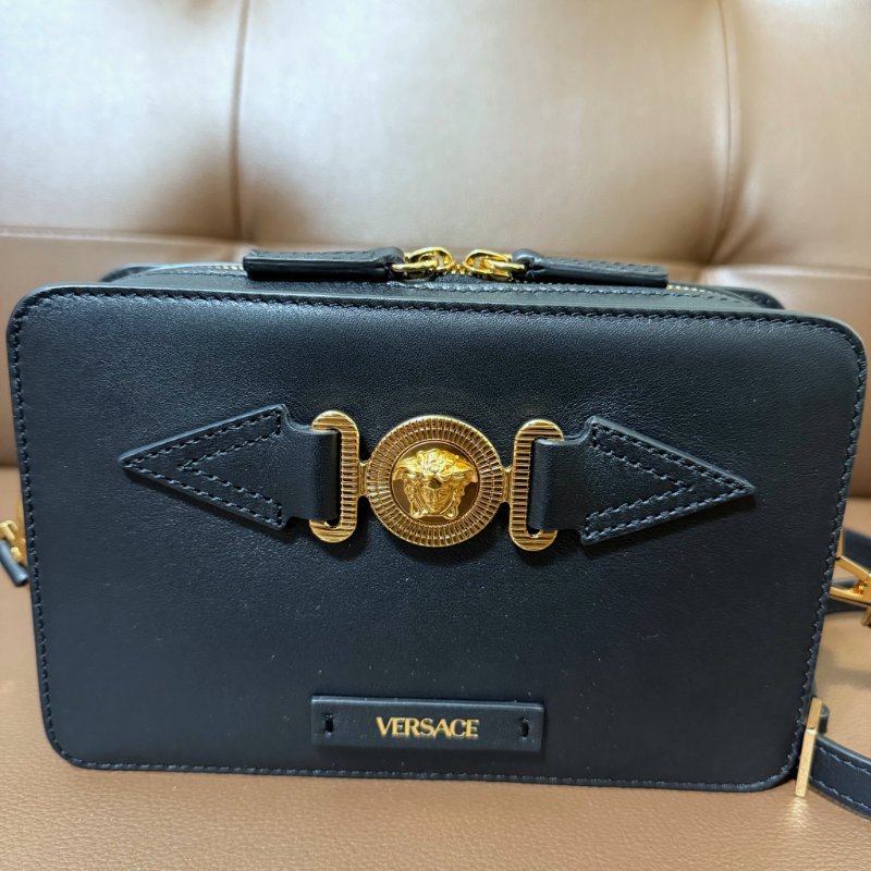 VERSACE La Medusa 黑金相機包-5